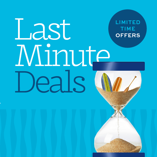 Last minute deals